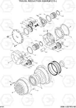 4131 TRAVEL REDUCTION GEAR(#1215-) R290LC-7, Hyundai