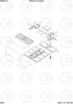 5050 TRACK CHAIN R290LC-7, Hyundai