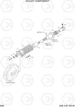 5060 ADJUST COMPONENT R290LC-7, Hyundai