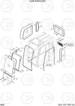 6040 CAB ASSY(3/6) R290LC-7, Hyundai