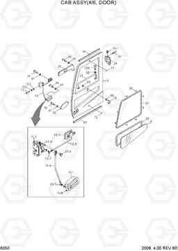 6050 CAB ASSY(4/6, DOOR) R290LC-7, Hyundai