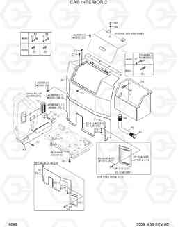 6085 CAB INTERIOR 2 R290LC-7, Hyundai