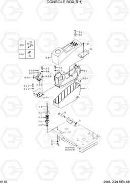 6110 CONSOLE BOX(RH) R290LC-7, Hyundai