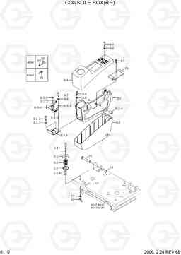 6110 CONSOLE BOX(RH) R290LC-7, Hyundai