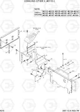 6215 COWLING 2(TIER II, #0112-) R290LC-7, Hyundai