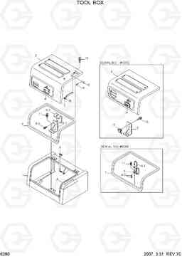 6280 TOOL BOX R290LC-7, Hyundai