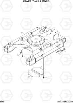 6410 LOWER FRAME & COVER R290LC-7, Hyundai