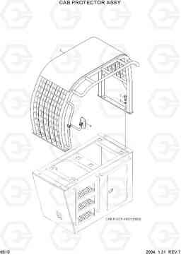 6510 CAB PROTECTOR ASSY R290LC-7, Hyundai