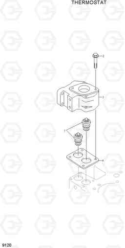 9120 THERMOSTAT(-#0111) R290LC-7, Hyundai