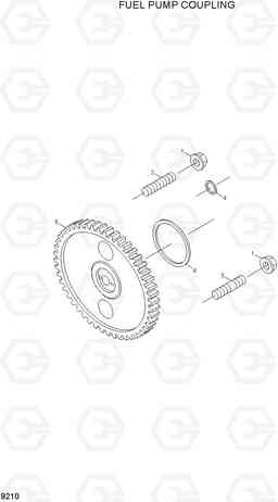 9210 FUEL PUMP COUPLING(-#0111) R290LC-7, Hyundai