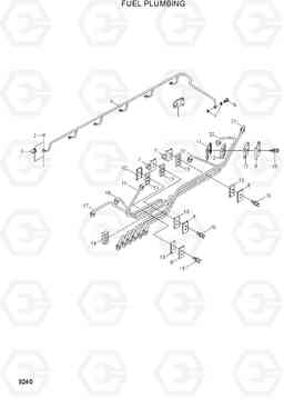 9240 FUEL PLUMBING(-#0111) R290LC-7, Hyundai