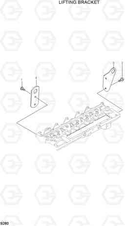 9280 LIFTING BRACKET(-#0111) R290LC-7, Hyundai