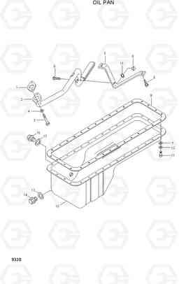 9330 OIL PAN(-#0111) R290LC-7, Hyundai