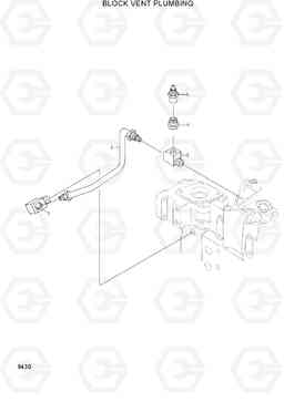 9430 BLOCK VENT PLUMBING(-#0111) R290LC-7, Hyundai