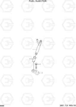 9490 FUEL INJECTOR(-#0111) R290LC-7, Hyundai