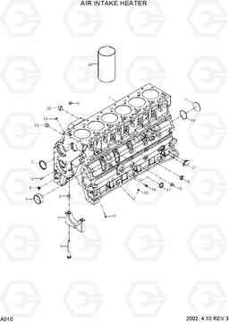 A010 AIR INTAKE HEATER(#0112-) R290LC-7, Hyundai