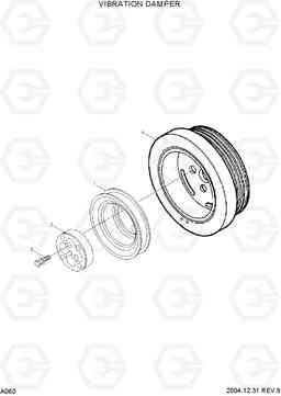 A060 VIBRATION DAMPER(#0112-) R290LC-7, Hyundai
