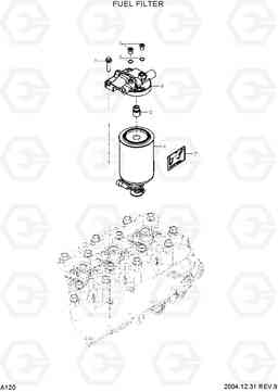 A120 FUEL FILTER(#0112-) R290LC-7, Hyundai