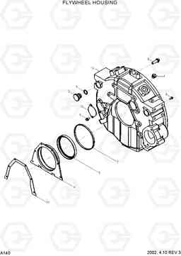 A140 FLYWHEEL HOUSING(#0112-) R290LC-7, Hyundai