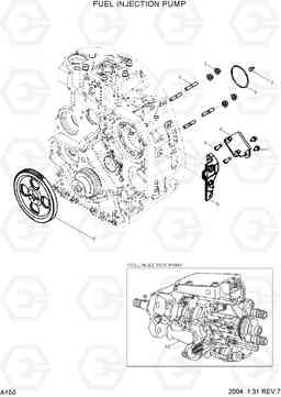 A150 FUEL INJECTION PUMP(#0112-) R290LC-7, Hyundai