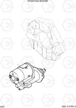 A450 STARTING MOTOR(#0112-) R290LC-7, Hyundai