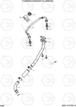 A480 TURBOCHARGER PLUMBING(#0112-) R290LC-7, Hyundai