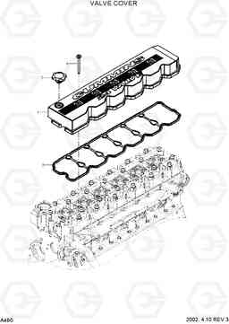 A490 VALVE COVER(#0112-) R290LC-7, Hyundai