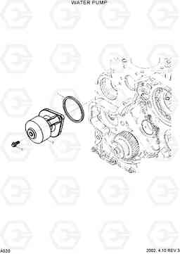 A520 WATER PUMP(#0112-) R290LC-7, Hyundai