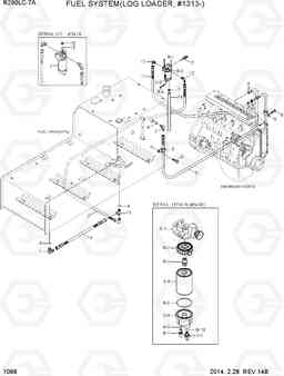 1066 FUEL SYSTEM(LOG LOADER, #1313-) R290LC-7A, Hyundai