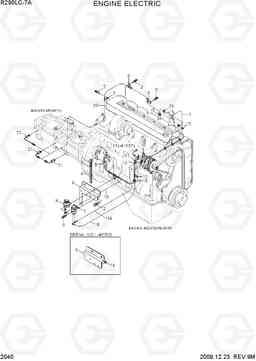 2040 ENGINE ELECTRIC R290LC-7A, Hyundai