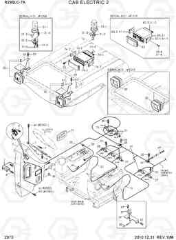 2070 CAB ELECTRIC 2 R290LC-7A, Hyundai