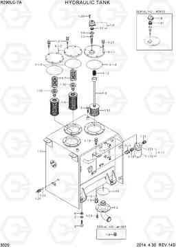 3020 HYDRAULIC TANK R290LC-7A, Hyundai