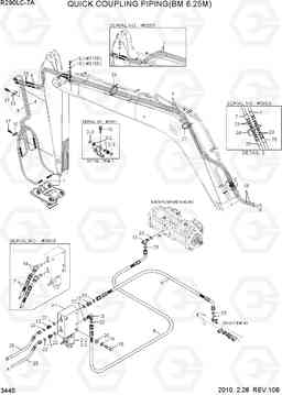 3440 QUICK COUPLING PIPING(BM 6.25M) R290LC-7A, Hyundai