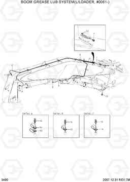 3490 BOOM GREASE LUB SYSTEM(L/LOADER, #0061) R290LC-7A, Hyundai