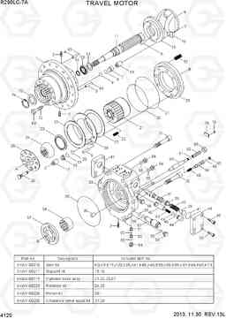 4120 TRAVEL MOTOR(TYPE 1) R290LC-7A, Hyundai