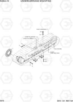 5010 UNDERCARRIAGE MOUNTING R290LC-7A, Hyundai