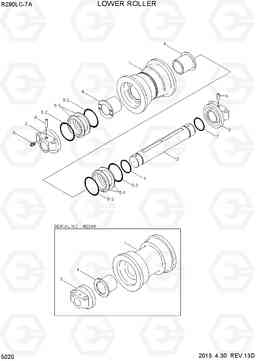 5020 LOWER ROLLER R290LC-7A, Hyundai