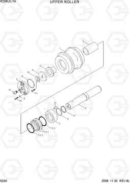 5030 UPPER ROLLER R290LC-7A, Hyundai