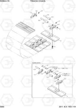 5050 TRACK CHAIN R290LC-7A, Hyundai