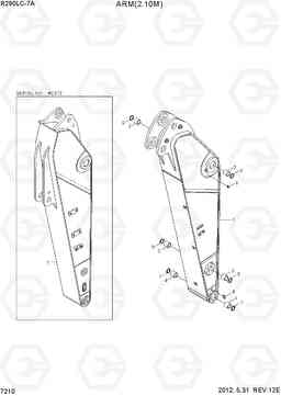 7210 ARM(2.10M) R290LC-7A, Hyundai