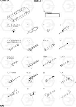 8010 TOOLS R290LC-7A, Hyundai