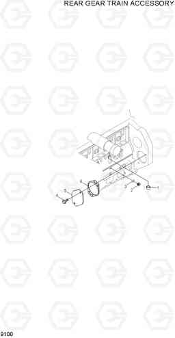 9100 REAR GEAR TRAIN ACCESSORY R290LC-7A, Hyundai