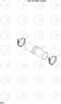 9240 AIR INTAKE HOSE R290LC-7A, Hyundai
