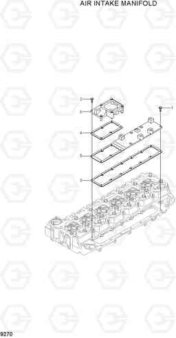 9270 AIR INTAKE MANIFOLD R290LC-7A, Hyundai