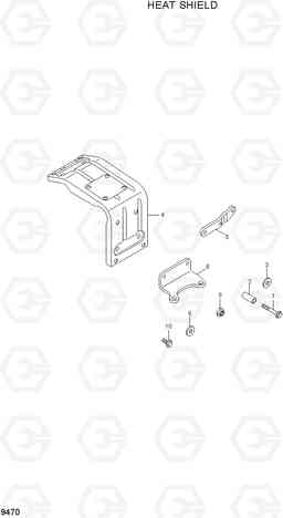 9470 HEAT SHIELD R290LC-7A, Hyundai