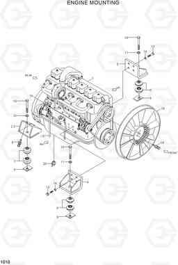 1010 ENGINE MOUNTING R290LC7H, Hyundai