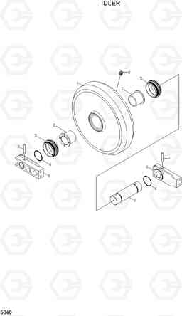 5040 IDLER R290LC7H, Hyundai