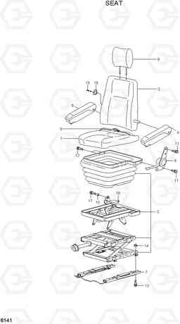 6141 SEAT R290LC7H, Hyundai