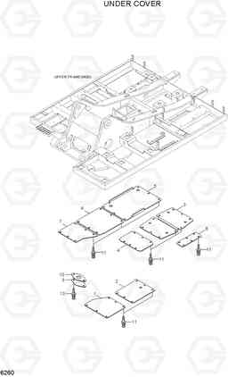 6260 UNDER COVER R290LC7H, Hyundai