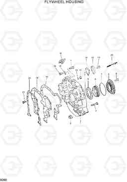 9260 FLYWHEEL HOUSING R290LC7H, Hyundai